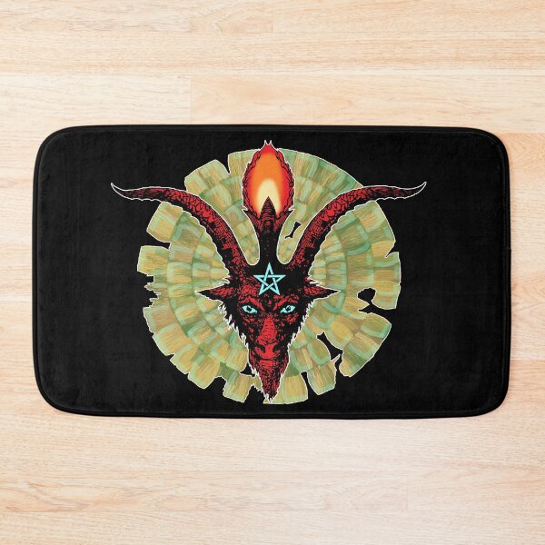 Item preview, red baphomet 6 designed and sold by crileybell.