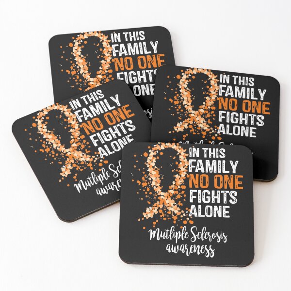 Item preview, In This Family No One Fights Alone, Multiple Sclerosis Awareness designed and sold by isrowatia.