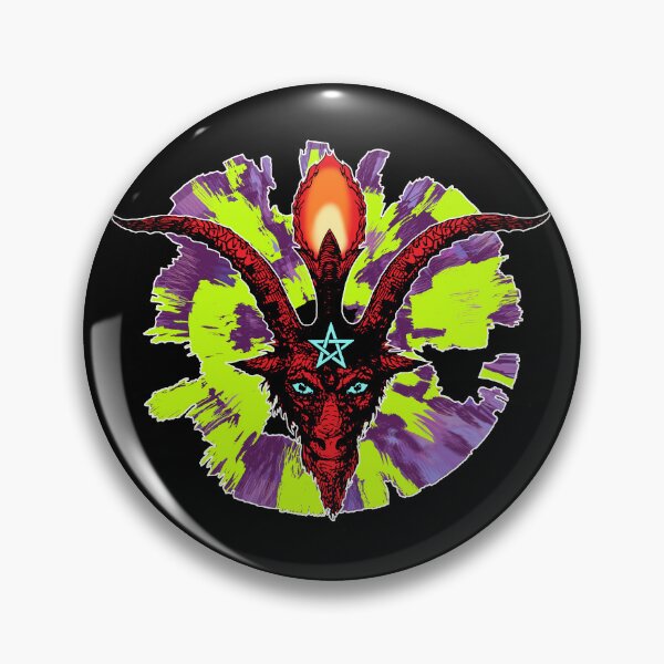 Item preview, red baphomet 7 designed and sold by crileybell.