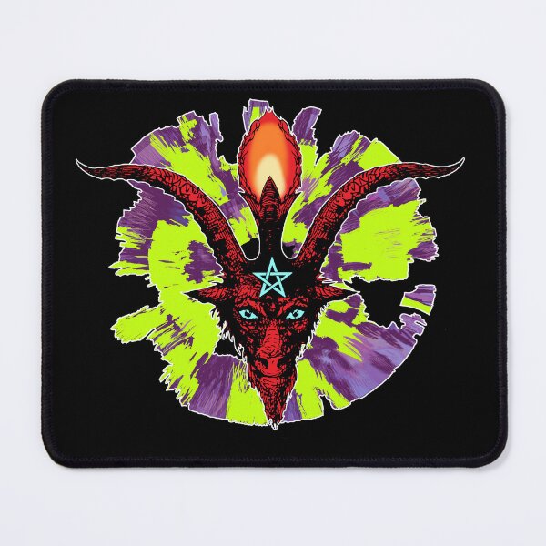 Item preview, red baphomet 7 designed and sold by crileybell.