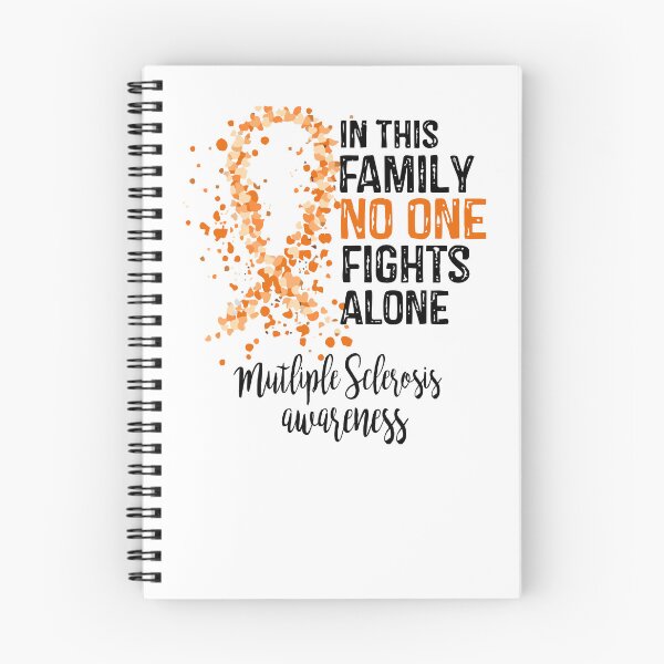Item preview, In This Family No One Fights Alone, Multiple Sclerosis Awareness (Black Text) designed and sold by isrowatia.