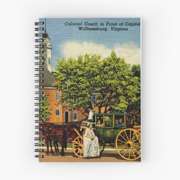Item preview, Colonial coach in front of capitol Williamsburg VA designed and sold by aapshop.