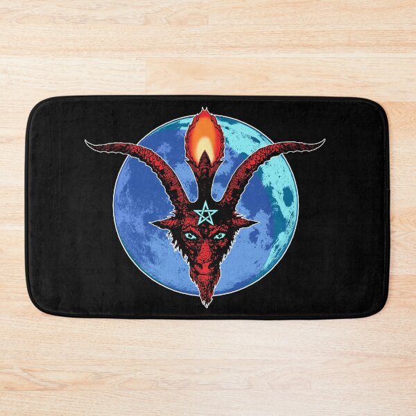 Item preview, red baphomet 8 designed and sold by crileybell.