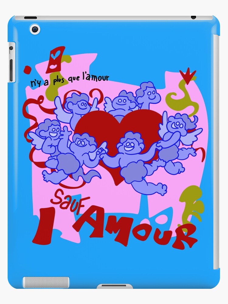 1980s RETRO Beat it - L'Amour T-shirt iPad Case & Skin for Sale by  debelder