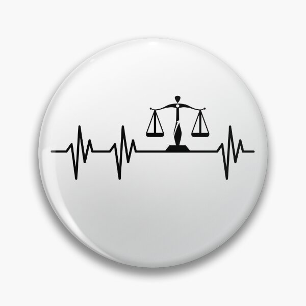 Item preview, Lawyer Heartbeat (Black Version) designed and sold by isrowatia.