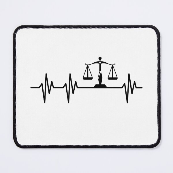 Item preview, Lawyer Heartbeat (Black Version) designed and sold by isrowatia.