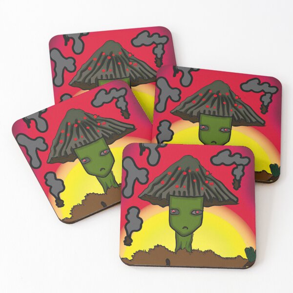 Item preview, mushroom monster in sunset designed and sold by cutenevil.