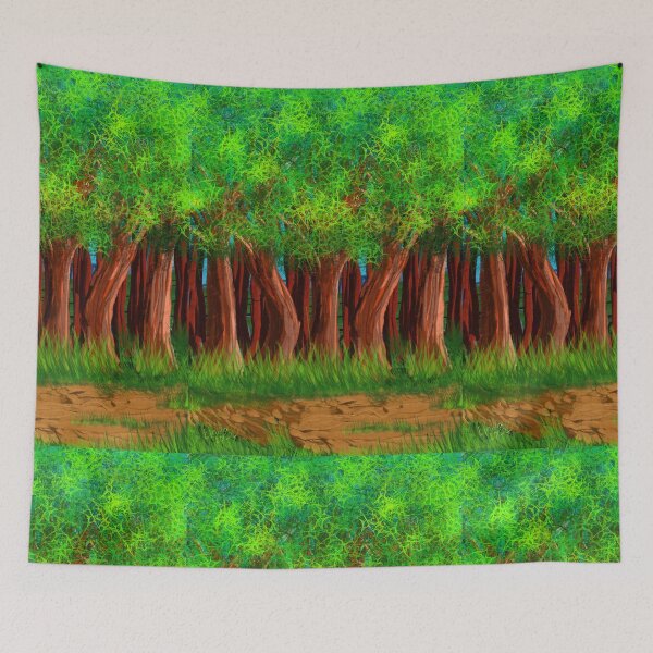 Item preview, Forest of big trees and brittle ground designed and sold by Elnica.