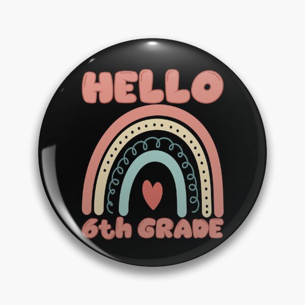 Item preview, Hello 6th Grade Back To School New Sixth Grade Student Gift Gear designed and sold by DynamicDesign.