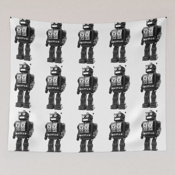 Item preview, retro robot designed and sold by mittsYT.