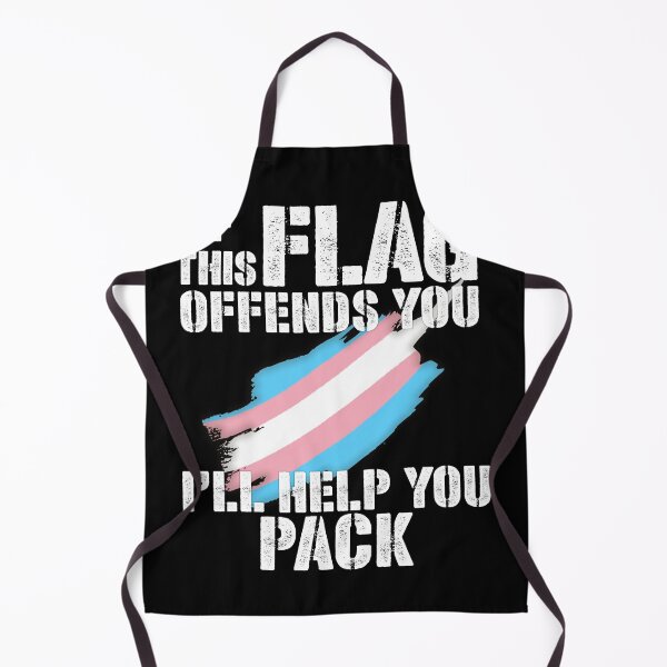Item preview, IF THIS FLAG OFFENDS YOU - TRANS FLAG designed and sold by lodaxaprine.