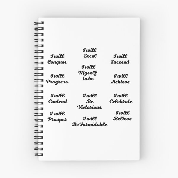 Item preview, I will Affirmation sentences for men women and kids.  stickers and t-shirt  designed and sold by Pugnaciousprint.