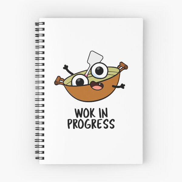Item preview, Wok In Progress Funny Cooking Puns  designed and sold by punnybone.
