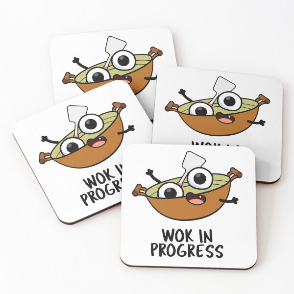 Item preview, Wok In Progress Funny Cooking Puns  designed and sold by punnybone.