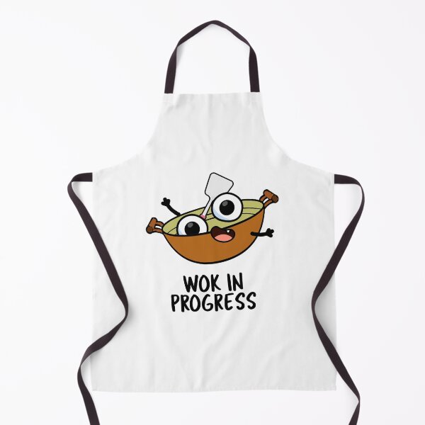 Item preview, Wok In Progress Funny Cooking Puns  designed and sold by punnybone.
