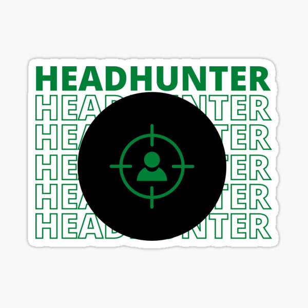 Item preview, Recruiters Headhunter Target designed and sold by Recruiter-Love.