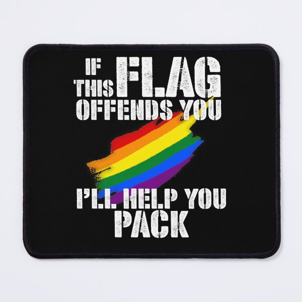Item preview, IF THIS FLAG OFFENDS YOU - GAY designed and sold by lodaxaprine.