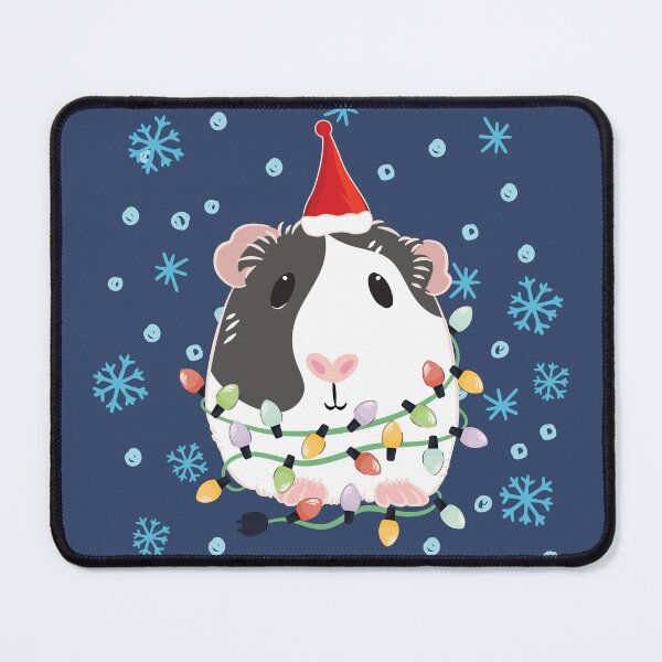Item preview, Christmas Guinea Pig - Black and White designed and sold by Lulupainting.