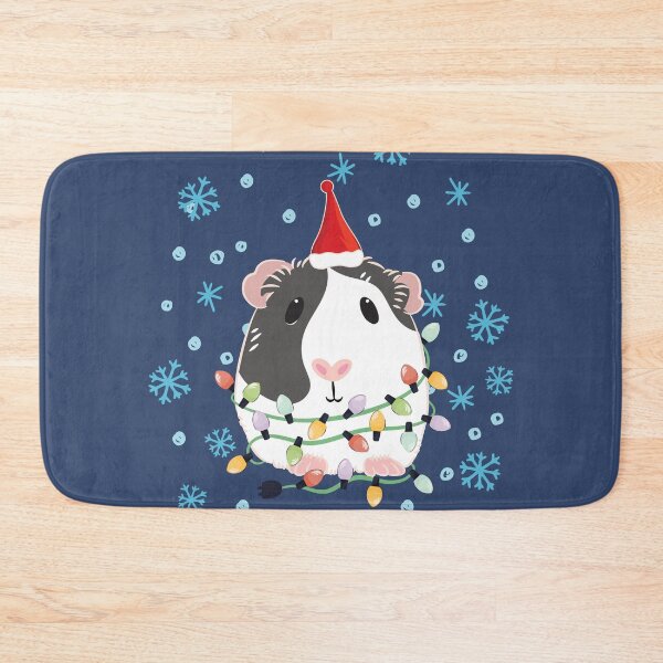 Item preview, Christmas Guinea Pig - Black and White designed and sold by Lulupainting.