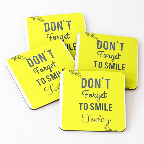 Item preview, Don't forget to smile today, poster design designed and sold by Trilala.