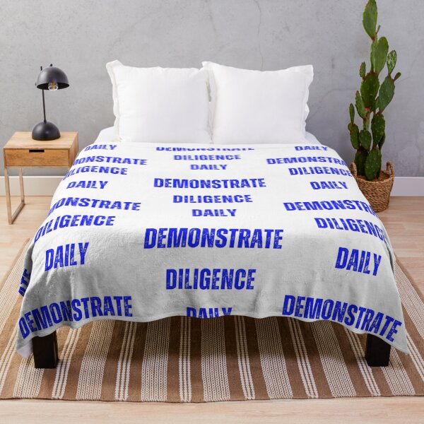 Item preview, Demonstrate diligence daily. Positive Affirmation stickers and tshirts designed and sold by Pugnaciousprint.