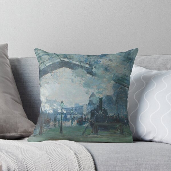 Item preview, Arrival of the Normandy Train, Gare Saint-Lazare by Claude Monet designed and sold by classicartcache.