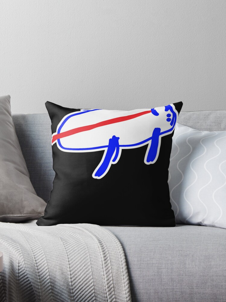 Josh Allen Drawing | Throw Pillow