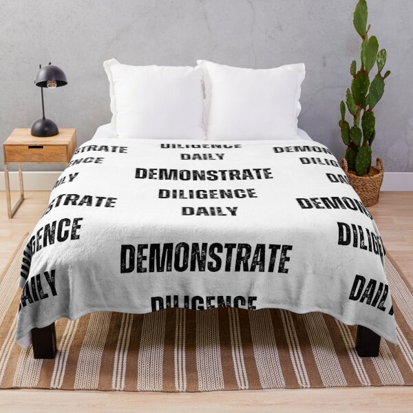 Item preview, Demonstrate diligence daily. Affirmation sentences for men women and kids. stickers and t-shirt designed and sold by Pugnaciousprint.