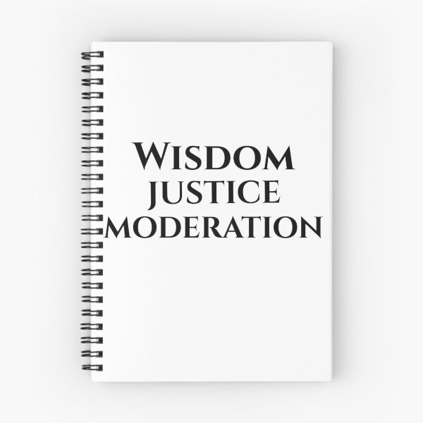 Item preview, Wisdom, Justice, Moderation designed and sold by CornerStone57.