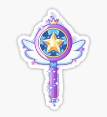 star butterfly wand Sticker