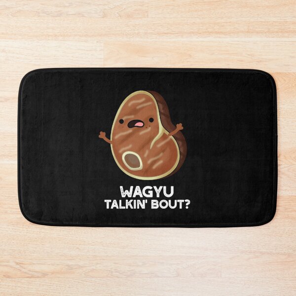 Item preview, Wagyu Takin Bout Funny Steak Puns (Dark BG) designed and sold by punnybone.