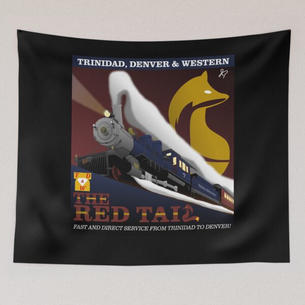 Item preview, The Red Tail Trinidad, denver & western designed and sold by ALYSSAPULLINS.