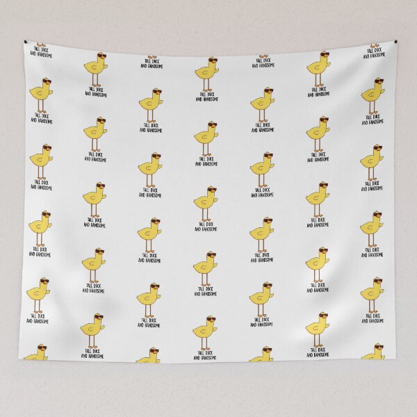 Item preview, Tall Duck And Handsome Funny Animal Puns  designed and sold by punnybone.