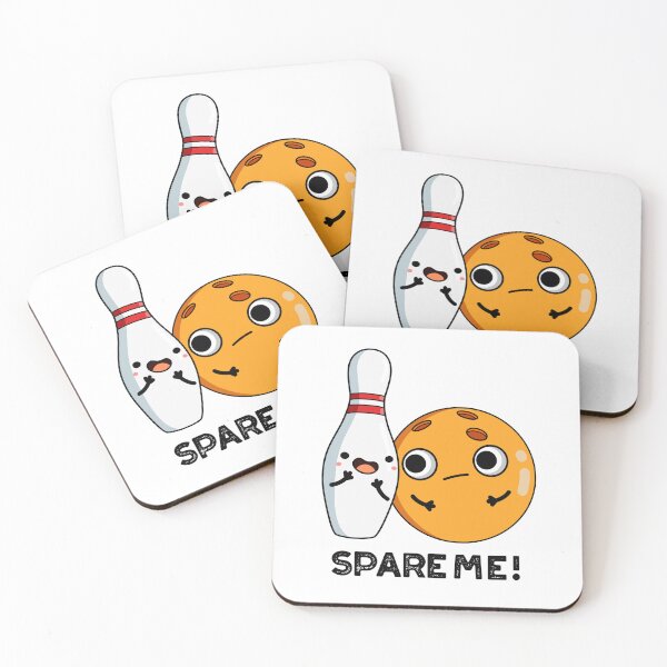 Item preview, Spare Me Funny Bowling Puns  designed and sold by punnybone.