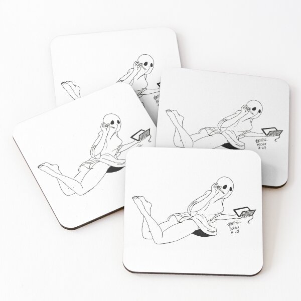 Item preview, Ghost pinup writing in diary designed and sold by Jared King.