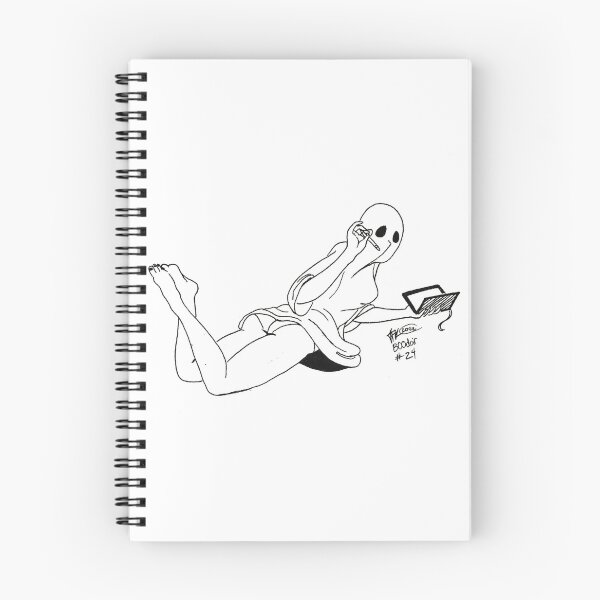 Item preview, Ghost pinup writing in diary designed and sold by Jared King.