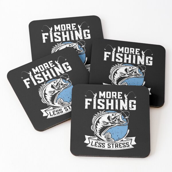 Item preview, More Fishing Less Stress - Angler Fishing designed and sold by Earthshaker-art.