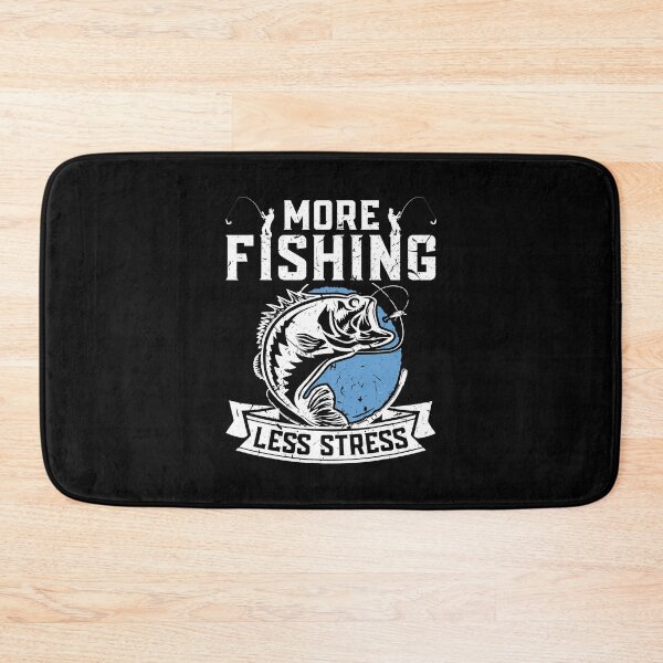 Item preview, More Fishing Less Stress - Angler Fishing designed and sold by Earthshaker-art.