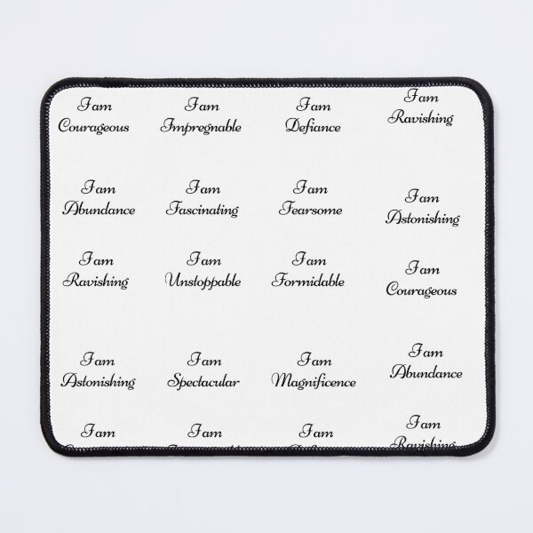 Item preview, I am affirmation stickers and t-shirt designed and sold by Pugnaciousprint.