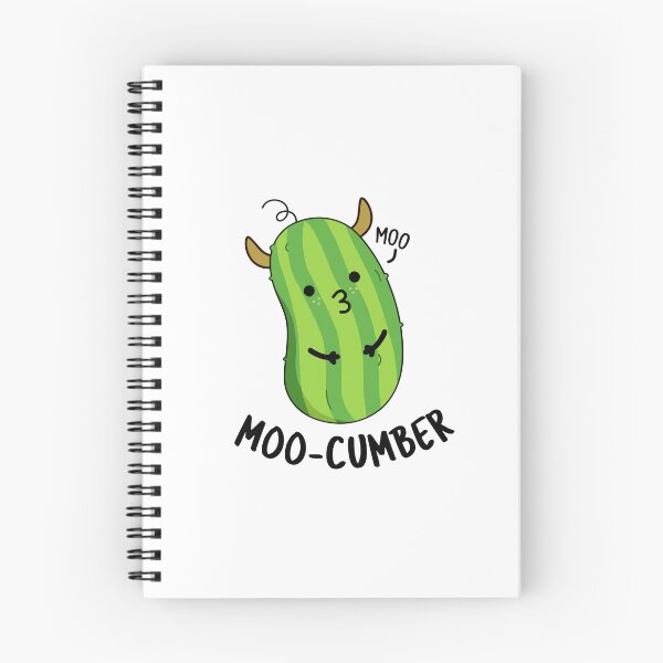 Item preview, Moo-cumber Funny Cucumber Puns  designed and sold by punnybone.