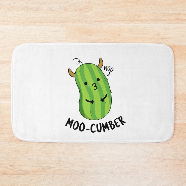 Item preview, Moo-cumber Funny Cucumber Puns  designed and sold by punnybone.