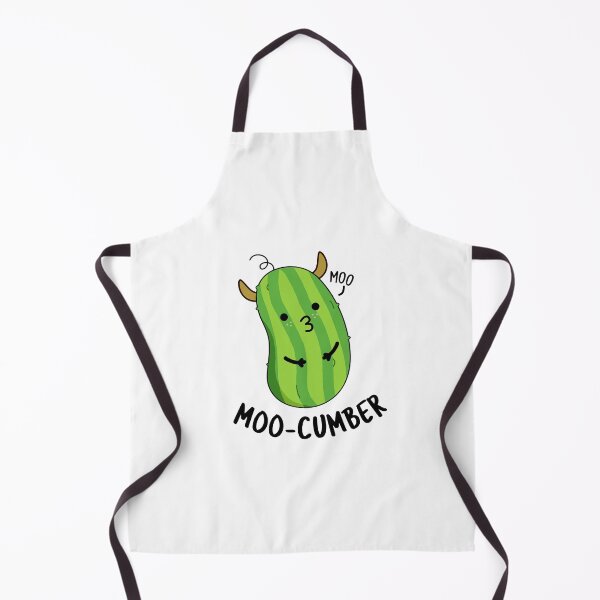 Item preview, Moo-cumber Funny Cucumber Puns designed and sold by punnybone.