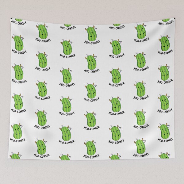 Item preview, Moo-cumber Funny Cucumber Puns  designed and sold by punnybone.