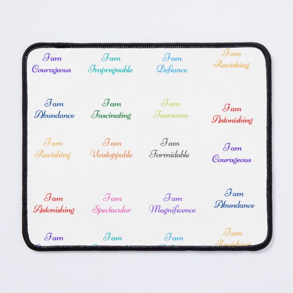 Item preview, I am affirmation stickers and t-shirt for athletes and entrepreneurs designed and sold by Pugnaciousprint.