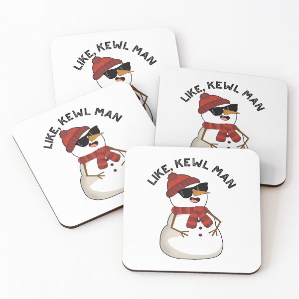 Item preview, Like Kewl Man Funny Snowman Puns  designed and sold by punnybone.