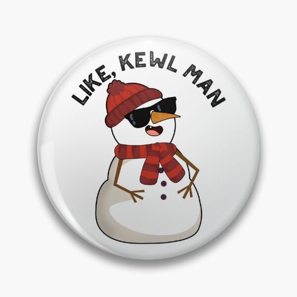 Item preview, Like Kewl Man Funny Snowman Puns  designed and sold by punnybone.