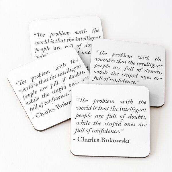 Item preview, Charles Bukowski Quote designed and sold by Texterns.