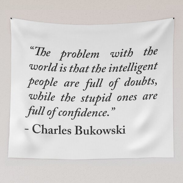 Item preview, Charles Bukowski Quote designed and sold by Texterns.