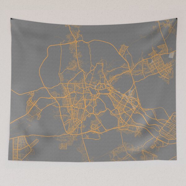 Item preview, Mecca City Map of Saudi Arabia - Bauhaus designed and sold by deMAP.