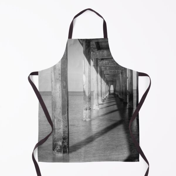 Item preview, Brighton Jetty in the morning in monochrome designed and sold by Elana Bailey.
